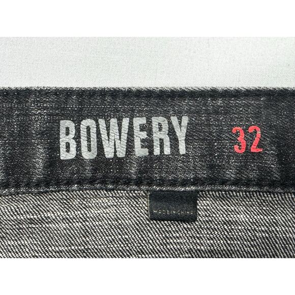 John Varvatos USA Men's Bowery Slim Straight Gray Denim Jeans - Size 32 (33x29) - Picture 5 of 6